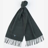 Barbour Lambswool Scarf in Forest Green