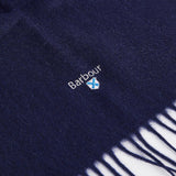 Barbour Lambswool Scarf in Navy