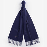 Barbour Lambswool Scarf in Navy