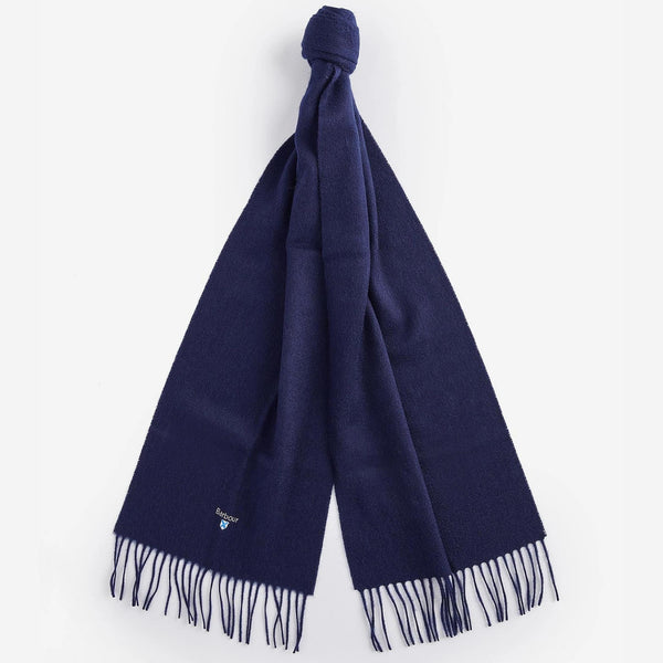 Barbour Lambswool Scarf in Navy