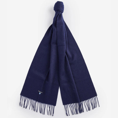 Barbour Lambswool Scarf in Navy