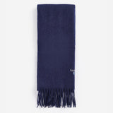 Barbour Lambswool Scarf in Navy