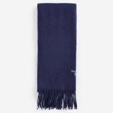 Barbour Lambswool Scarf in Navy