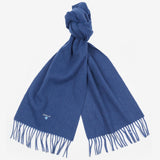 Barbour - Plain Lambswool Scarf in Navy