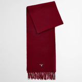 Barbour Lambswool Scarf in Biking Red