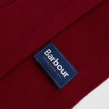 Barbour Lambswool Scarf in Biking Red
