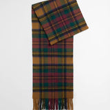 Barbour New Check Tartan Scarf in Harvest Gold