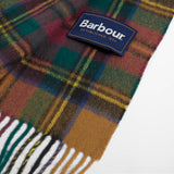Barbour New Check Tartan Scarf in Harvest Gold