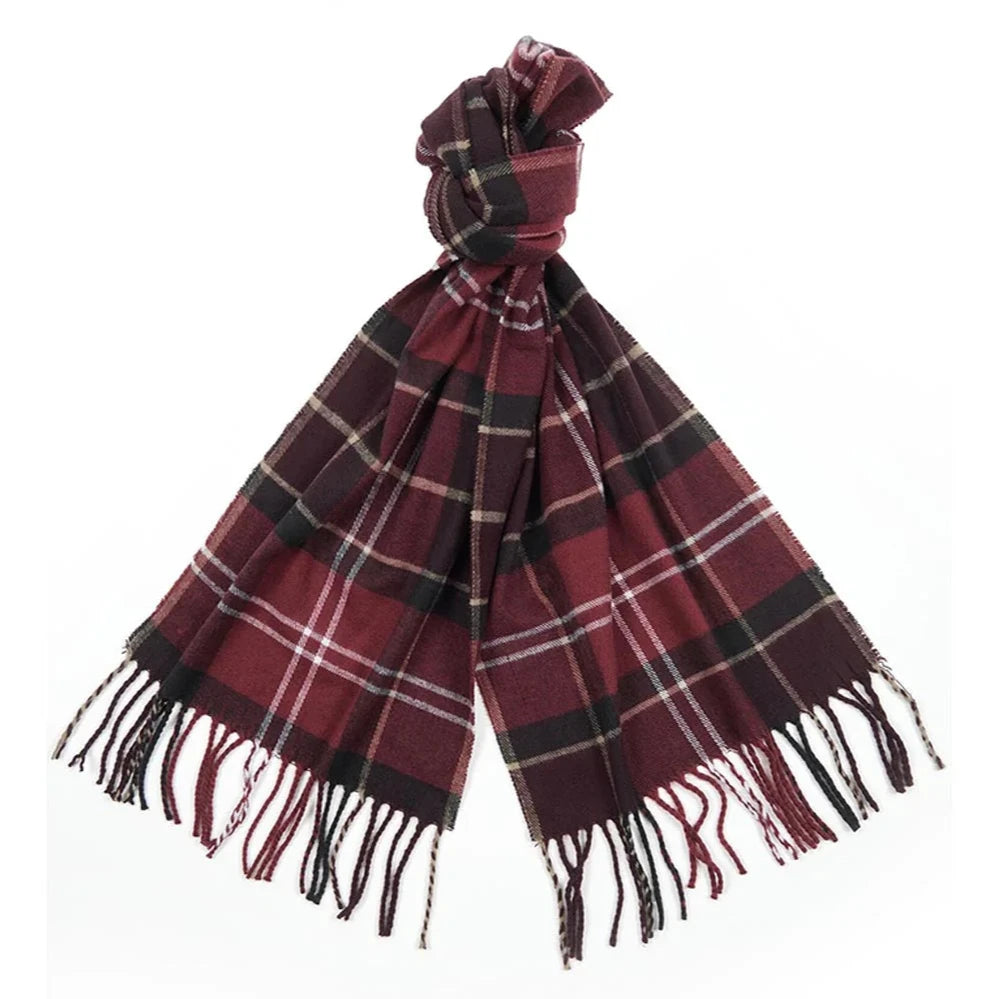 Barbour Galingate Tartan Scarf in Winter Red – Sinclairs Online