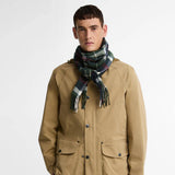 Barbour Galingale Scarf in Evergreen Tartan