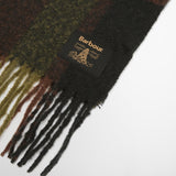 Barbour Westerdale Scarf in Olive/Fired Brick Check