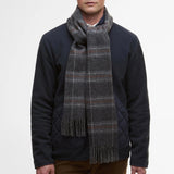 Barbour Marsden Reversible Scarf in Grey/Navy