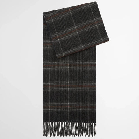 Barbour Marsden Reversible Scarf in Grey/Navy
