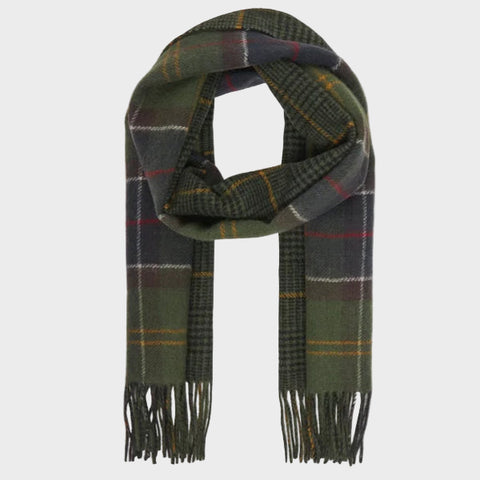 Barbour Dramside Reversible Scarf in Classic Tartan