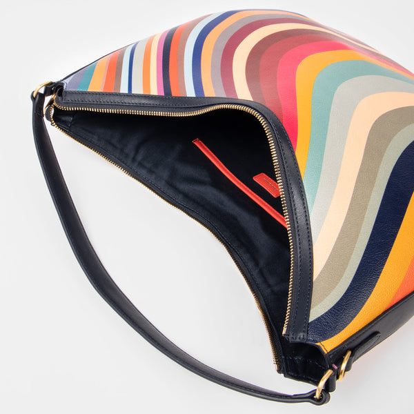 Paul Smith - Women's Swirl Print Leather Medium Hobo Bag - DSWIRL –  Sinclairs Online