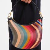 Paul Smith Women's Swirl Print Leather Mini Hobo Bag