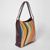 Paul Smith - Women's 'Dusky Swirl' Leather Shopper Bag