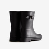 Hunter Women's Refined Slim Fit Short Wellington Boots in Black
