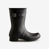 Hunter Women's Tour Foldable Short Wellington Boots in Black