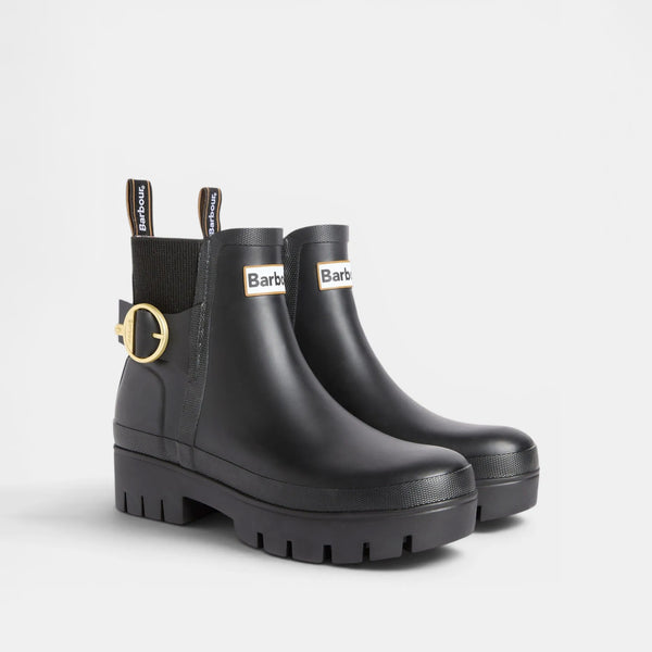 Barbour Women's Hepburn Ankle Wellingtons in Black