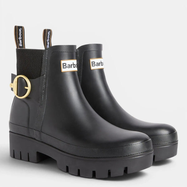 Barbour Women's Hepburn Ankle Wellingtons in Black