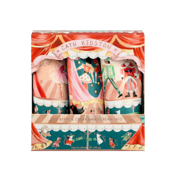 Heathcote & Ivory Nutcracker Theatre Hand Cream Trio