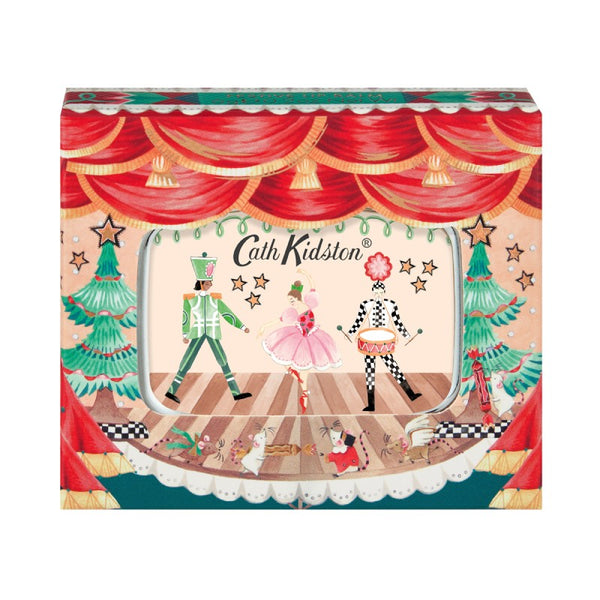 Heathcote & Ivory Nutcracker Theatre Mirror Compact Festive Lip Balm