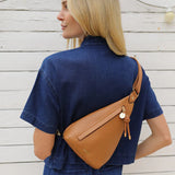 Luella Grey Darla Weekend Crossbody Bag in Camel