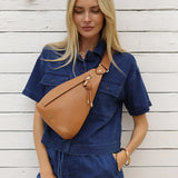 Luella Grey Darla Weekend Crossbody Bag in Camel