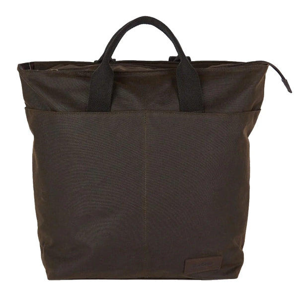 Barbour Essential Wax Tote Bag in Olive