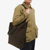 Barbour Essential Wax Tote Bag in Olive