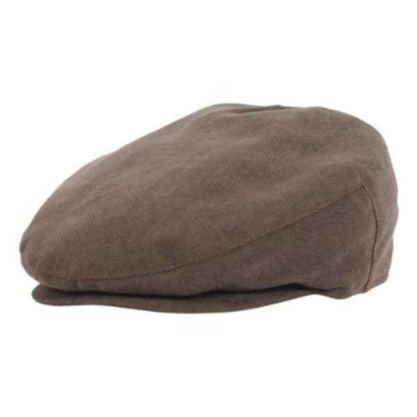 Barbour Men's Waterproof Beaufort Flat Cap in Brown