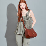 The Bridge - Story Donna Crossbody Leather Bag in Brown