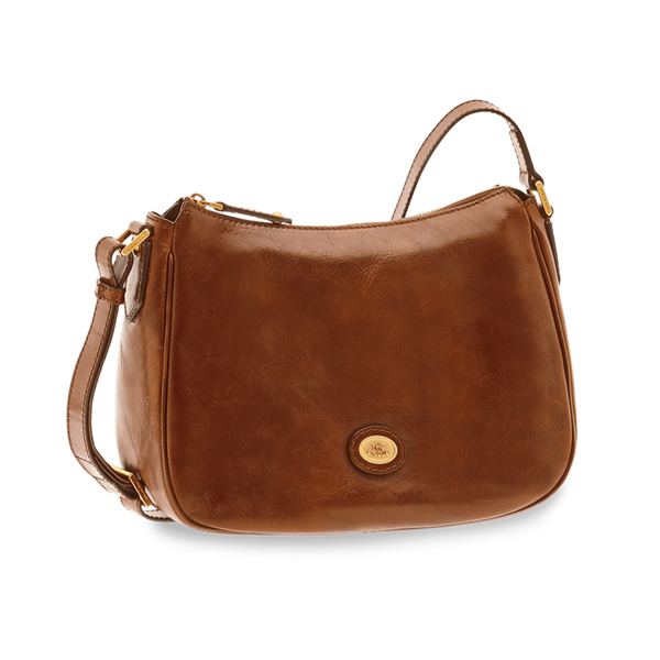 The Bridge - Story Donna Crossbody Leather Bag in Brown