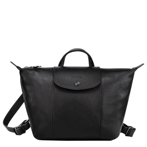 Longchamp - Le Pliage Cuir Backpack in Black