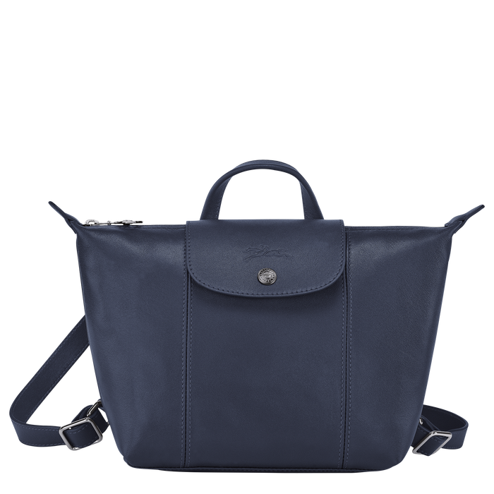 Longchamp Le Pliage Cuir Backpack in Navy – Sinclairs Online