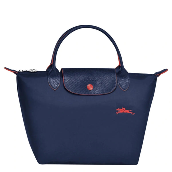 Longchamp - Le Pliage Club Top Handle Bag S in Navy