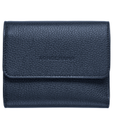 Longchamp - Le Foulonné Compact Purse/Wallet in Navy