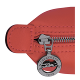 Longchamp - Le Pliage Cuir Pouch in Terracotta