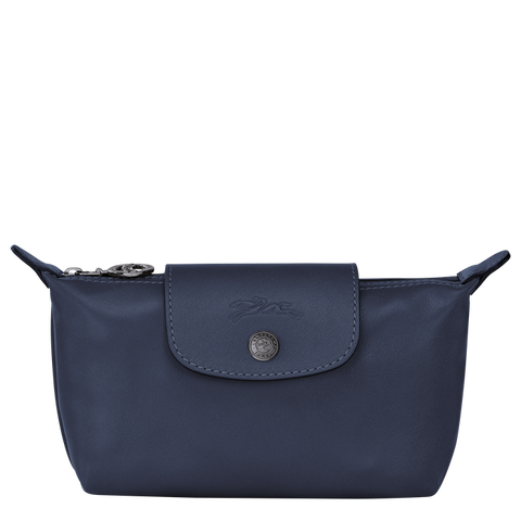 Longchamp - Le Pliage Cuir Pouch in Navy