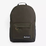Barbour Highfield Canvas Backpack in Navy/Olive