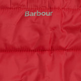 Barbour Baffle Quilt Dog Coat in Brick Red