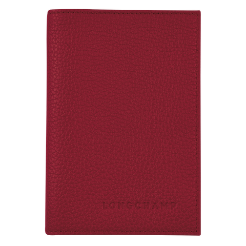 Longchamp - Passport Cover in Red