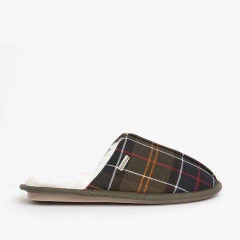 Barbour Women's Maddie Mule Slippers in Classic Tartan