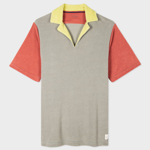 Paul Smith - Mens Towelling Lounge T-Shirt in Grey