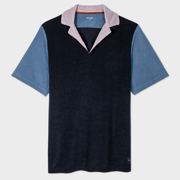 Paul Smith - Mens Towelling Lounge T-Shirt in Navy