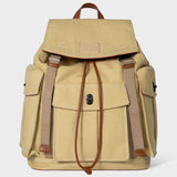 Paul Smith - Linen-Blend Canvas Backpack in Sand