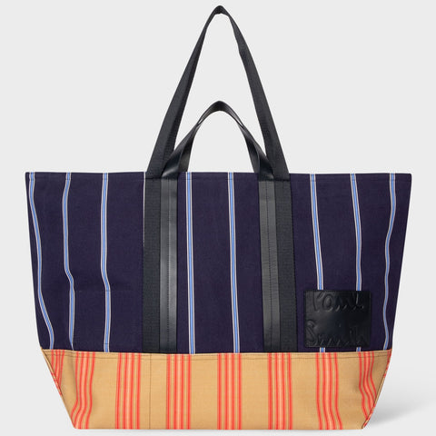 Paul Smith - Reversible Tote Bag Stripe / Navy