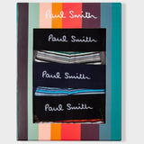 Paul Smith - Men's Multi Signature Stripe Low Rise Boxer Briefs 3 Pack