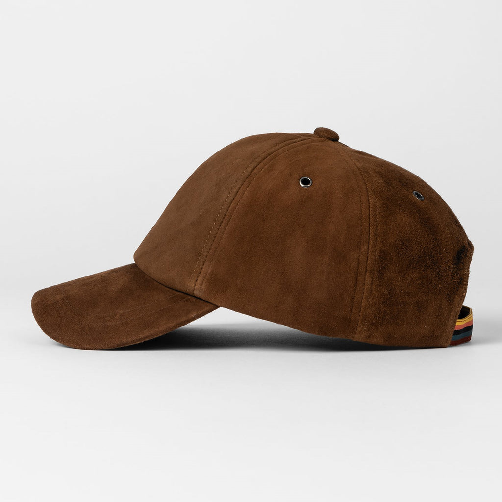 Paul Smith Suede Baseball Cap Colour : Tan, Size : One Size